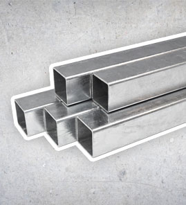 Quadratische Rohr auf Maß online bestellen Stahlrohr Quadratisch - Verzinkt