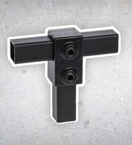 De grootste keuze in zwarte vierkante buiskoppelingen Zwarte Vierkante Steigerbuiskoppelingen