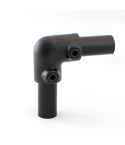 Buiskoppeling - Kniestuk 90° Zwart - 33.7mm