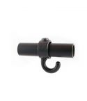 Buiskoppeling - Haak - 33,7 mm zwart