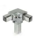 Drieweg Kniestuk 90° - vierkant (40mm)