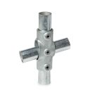 Kreuzstück in 1 Ebene für Gefälle 0° - 11° (48.3)