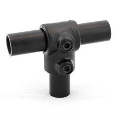 Buiskoppeling - Kort T-Stuk zwart - 21,3mm