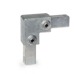 Kniestuk 90° - vierkant (40mm)