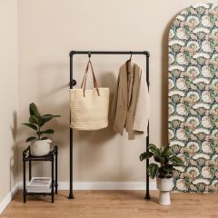 KLEDINGREK NICE | ZWART 26.9MM | WAND | DIY