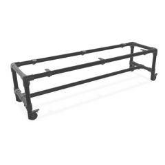 Gartenbank Eschen | Schwarz 42,4 mm | Rad | DIY