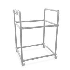 BBQ-Möbel Gamba | Stahl 33,7 mm | Rad | DIY