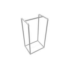 Haardhout rek Lund | Zwart 21.3 mm | Draagbaar | DIY