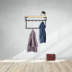 Garderobenstange Bath | Schwarz 26,9 mm | Wand | DIY