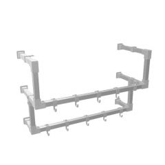 Kapstok Bradford | Staal 26.9 mm | Wand | DIY