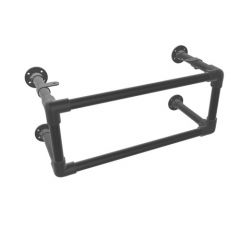 Kapstok Bristol | Zwart 33.7 mm | Wand | DIY