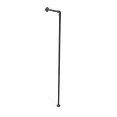 Kleiderständer Grenoble | Schwarz 26,9 mm | Boden/Wand | DIY