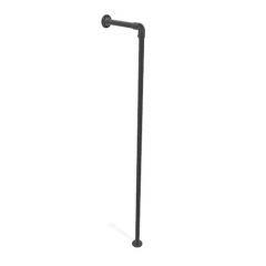Kledingrek Toulon | Zwart 33.7 mm | Vloer/Wand | DIY
