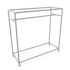 Kledingrek Metz | Staal 33.7 mm | Wiel | DIY