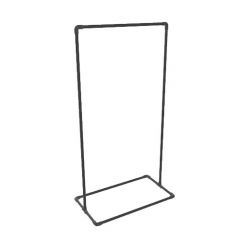 Kledingrek Pau | Zwart 26.9 mm | Staand | DIY