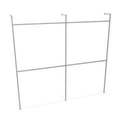 Kleiderständer Toulouse | Vierkantstahl 25x25 mm | Boden/Wand | DIY