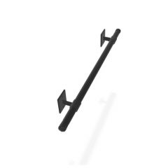 Handlauf Rapla|Aluminium Schwarz 42,4 mm | Wand | DIY