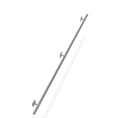 Trapleuning Keila | Staal 33.7 mm | Wand | DIY