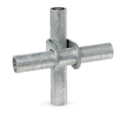 Buiskoppeling - Open Kruisstuk - 42,4mm