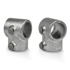 Kunststoff Schraubverschluss 26.9 / 33.7mm - grau (25 Stück)