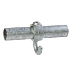 Buiskoppeling - Haak gedraaid  - 33,7 mm