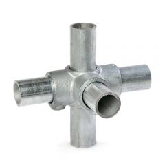 Buiskoppeling - T-Stuk Zij-Uitgang - 48,3mm